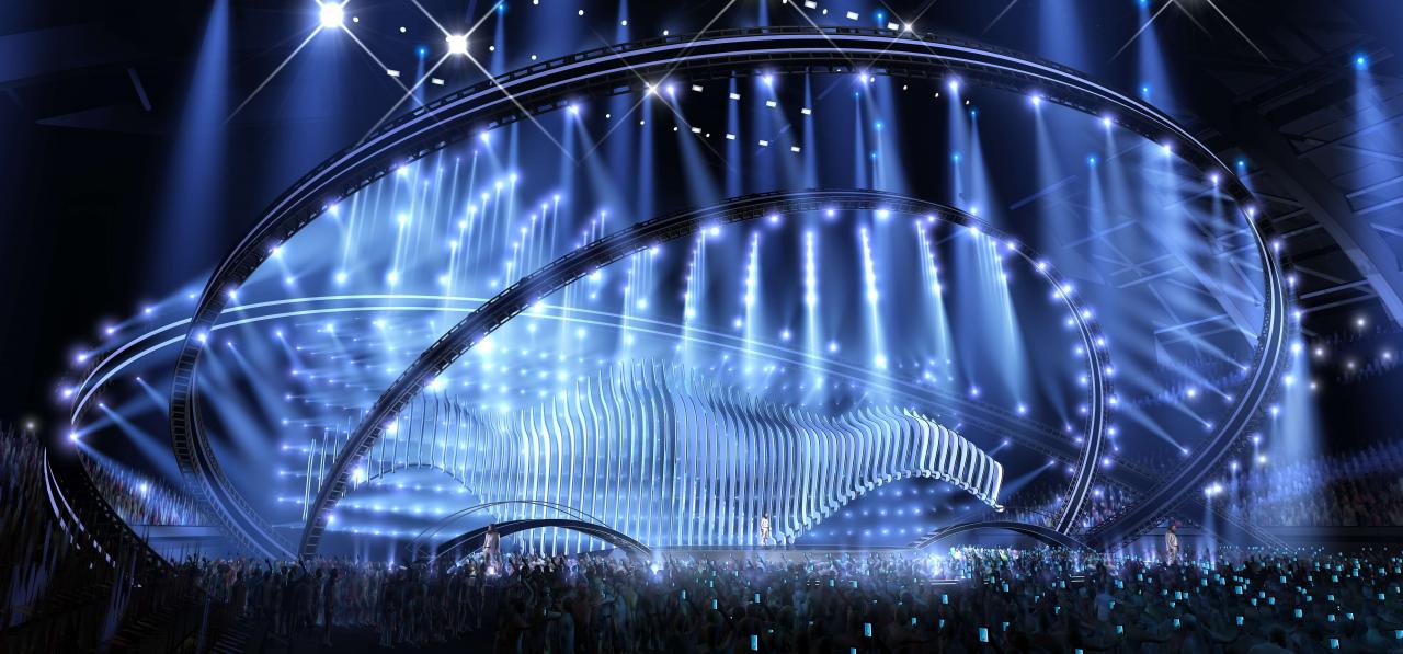 Eurovision 2018 stage. Source: EBU